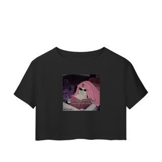 Nome do produto Cropped | Meu tempo sozinha