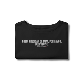 Nome do produto Cropped | Por favor desprecise