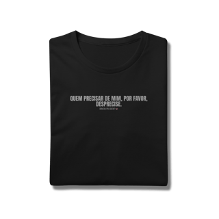 Nome do produto T-Shirt Prime | Por favor desprecise