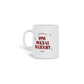 Nome do produto Caneca Low Battery