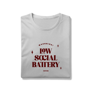Nome do produto Tshirt Low Battery