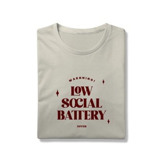 Nome do produto Tshirt Low Battery