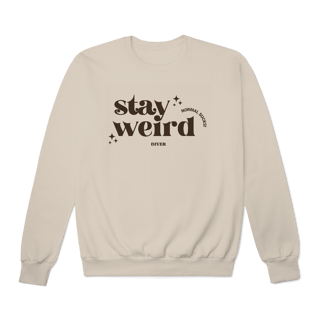 Nome do produto Moletom Stay Weird