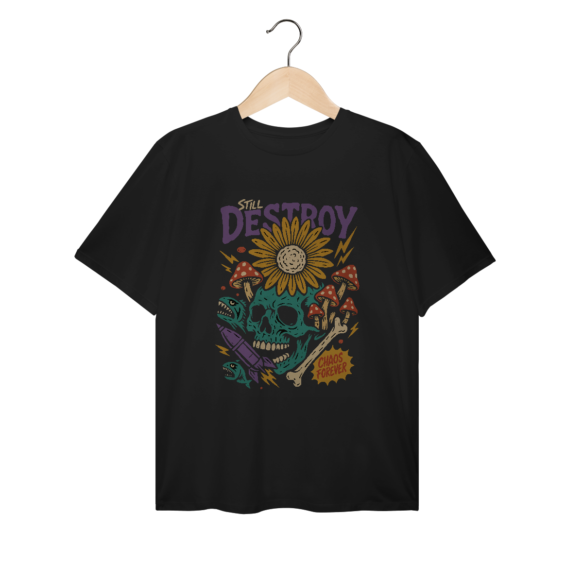 Nome do produto: T-Shirt Plus Size Still Destroy