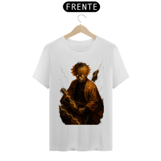 Nome do produtoCamiseta Zenitsu - Coleção Respiração Final Shin Sekai x Demon Slayer