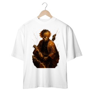 Nome do produtoCamiseta Oversized Zenitsu - Coleção Respiração Final Shin Sekai x Demon Slayer