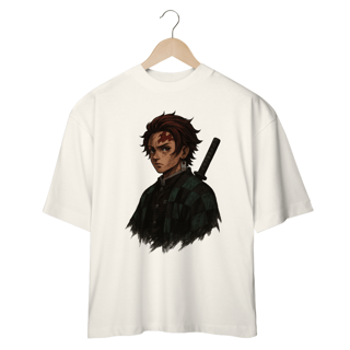 Nome do produtoCamiseta Oversized Tanjiro - Coleção Respiração Final Shin Sekai x Demon Slayer