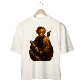 Nome do produtoCamiseta Oversized Zenitsu - Coleção Respiração Final Shin Sekai x Demon Slayer