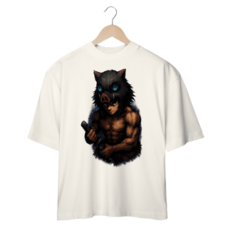 Nome do produtoCamiseta Oversized Inosuke - Coleção Respiração Final Shin Sekai x Demon Slayer