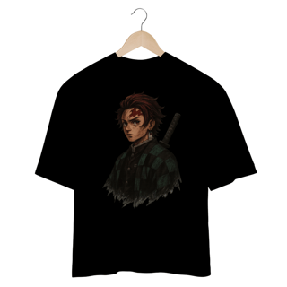 Nome do produtoCamiseta Oversized Tanjiro - Coleção Respiração Final Shin Sekai x Demon Slayer