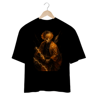 Nome do produtoCamiseta Oversized Zenitsu - Coleção Respiração Final Shin Sekai x Demon Slayer