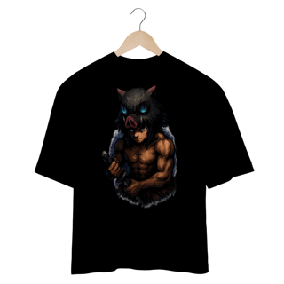 Nome do produtoCamiseta Oversized Inosuke - Coleção Respiração Final Shin Sekai x Demon Slayer