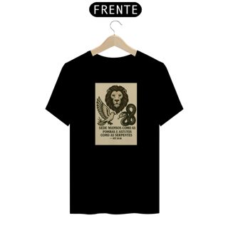 Nome do produto Camiseta Mansidão e Astúcia | Mt 10:16