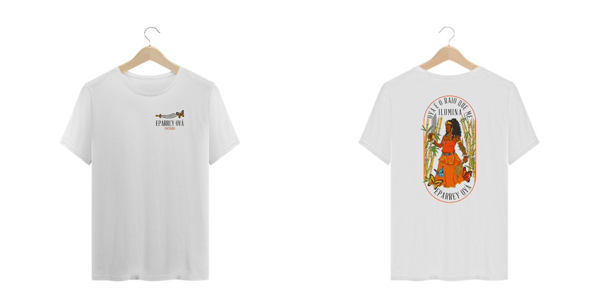 Nome do produto: Camiseta Rainha dos Ventos #Pluss Size Branca 