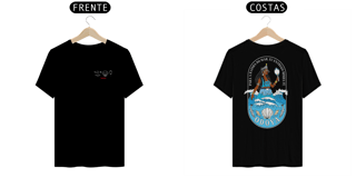 Camiseta Rainha do Mar Preta