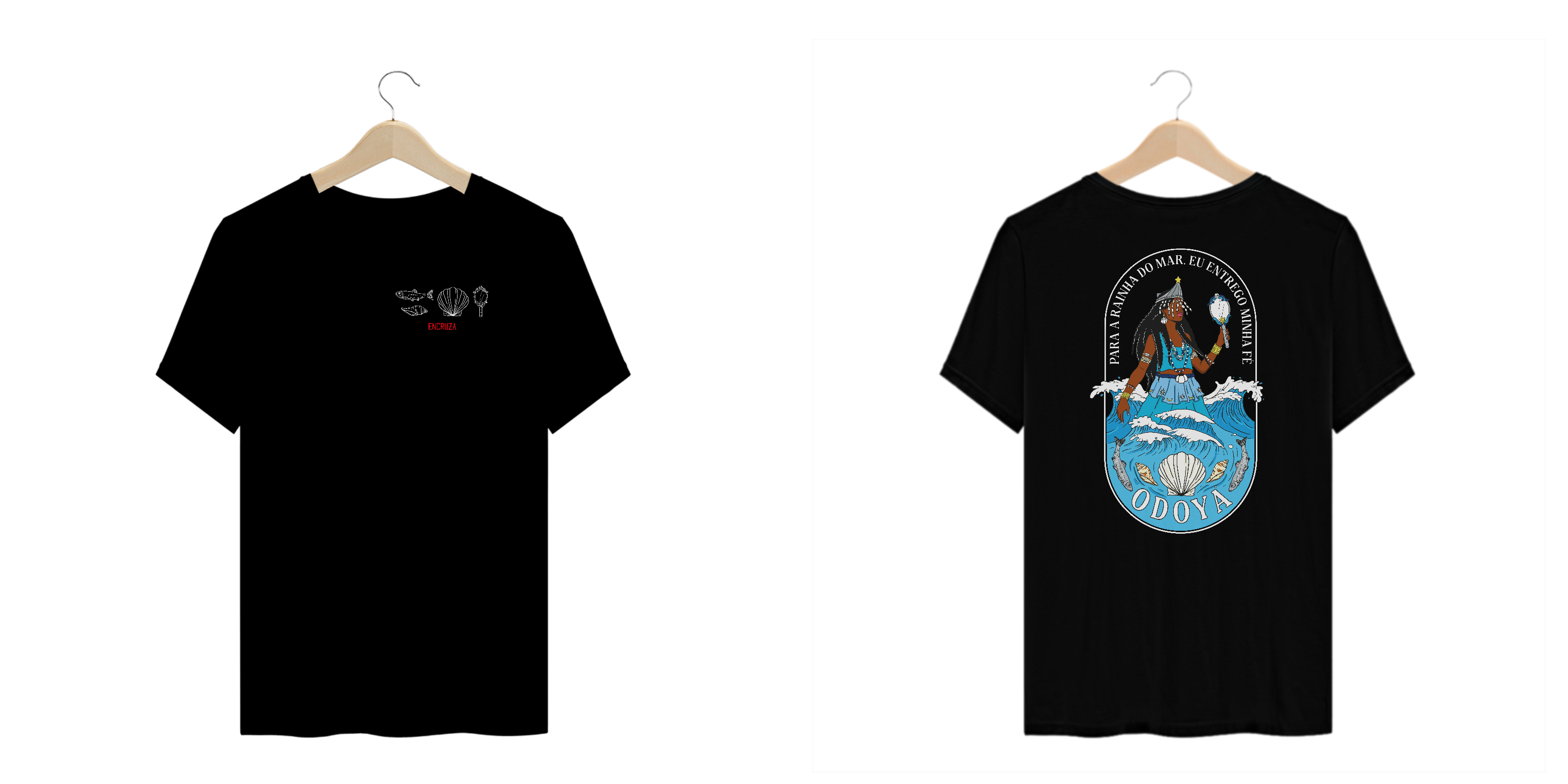 Camiseta Rainha do Mar *Pluss Size 