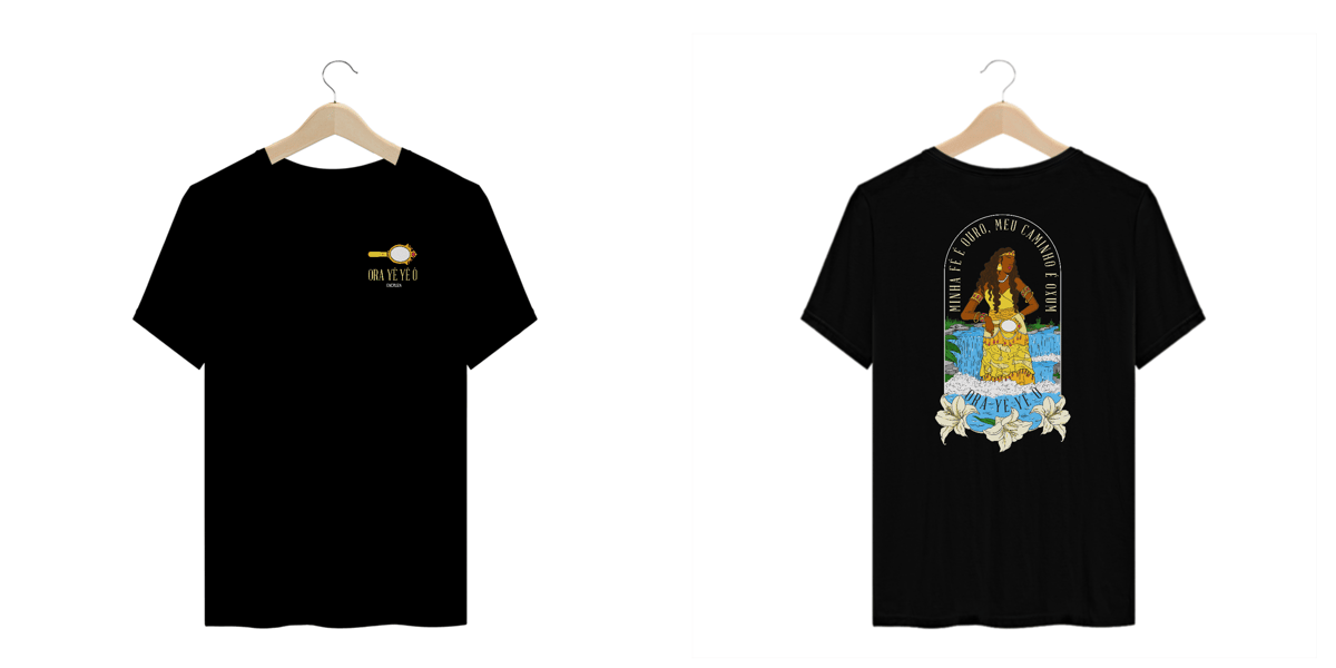 Nome do produto: Camiseta Ouro de Oxum #Pluss Size