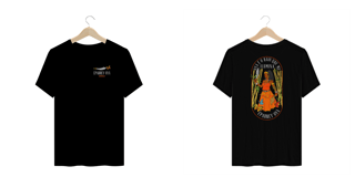 Camiseta Rainha dos Ventos #Pluss Size Preta 