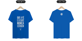 Nome do produto Camiseta Sport fé e café - Villa Cafe!