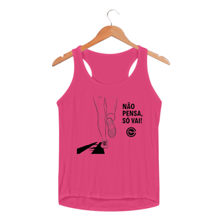 Nome do produto Regata Fem Sport Dry UV NÃO PENSA, SÓ VAI - Villa Café