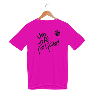 Nome do produto Camiseta Masc Sport Dry UV (Um café por favor) - Villa Café