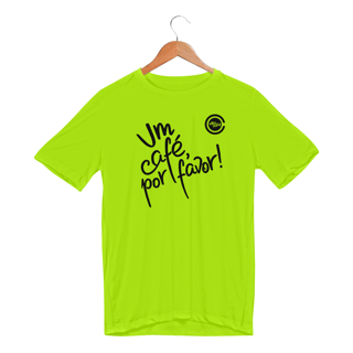 Nome do produto Camiseta Masc Sport Dry UV (Um café por favor) - Villa Café