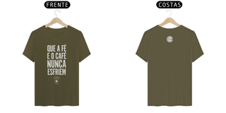 Nome do produto Camiseta Sport fé e café - Villa Cafe!