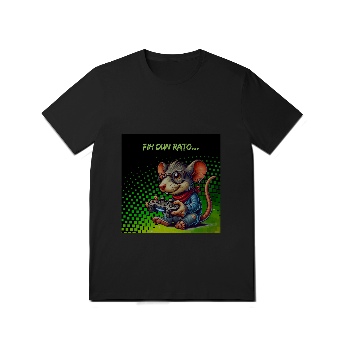 Nome do produto: Camiseta Fih Dun Rato