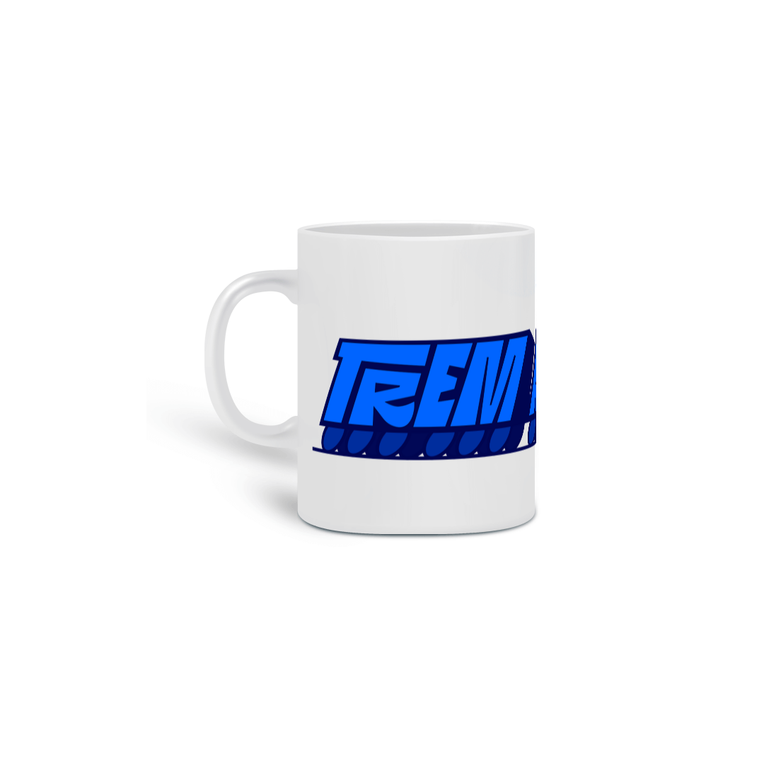 Nome do produto: Caneca - Trem Azul