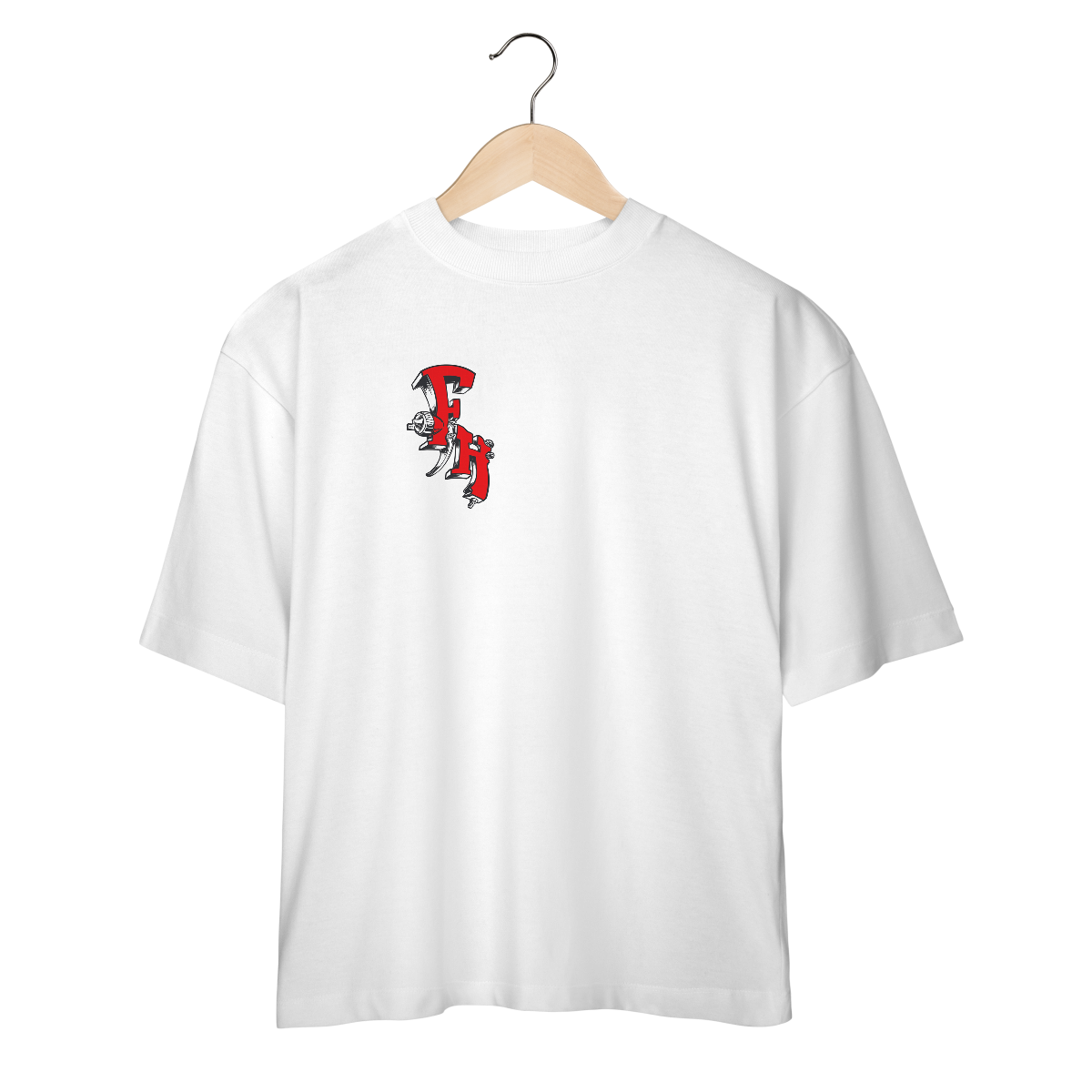 Nome do produto: Camiseta Oversized - HABEN PAINT DESIGNER 