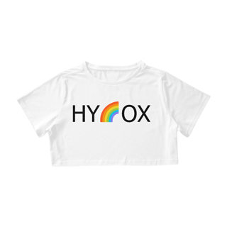 Nome do produto  Camisa Cropped Hyrox! (Branco)