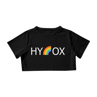 Nome do produto Camisa Cropped Hyrox! (Preto)