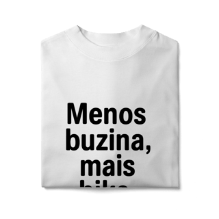 Nome do produto Menos Buzina Camiseta Oversized