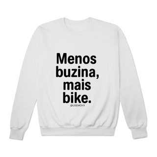 Nome do produto Menos Buzina Moletom Prime Fechado