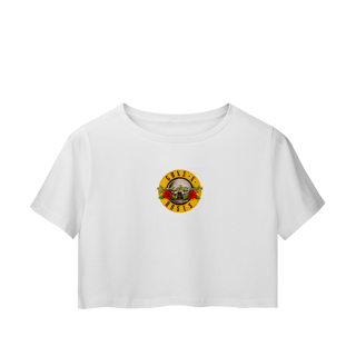 Nome do produto Camisa Cropped - Guns N' Roses