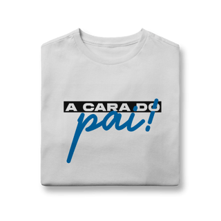 Nome do produto Camiseta Infantil (10 a 14) - A cara do pai