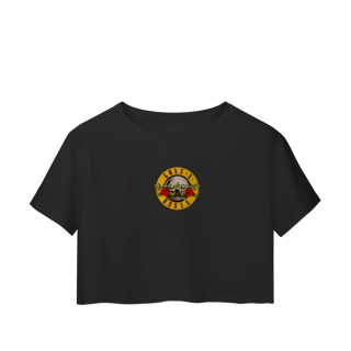 Nome do produto Camisa Cropped - Guns N' Roses