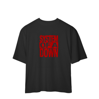 Nome do produto Camiseta Oversized - SOAD