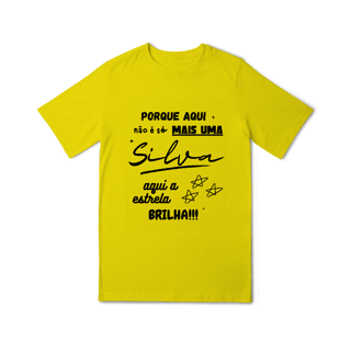 Nome do produto Camiseta Feminina Silva Infanto-juvenil – Sua Estrela Brilha Aqui (Quality Infantil - 10 a 14 anos)