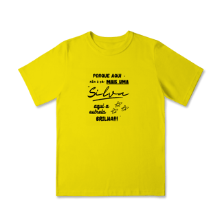 Nome do produto Camiseta Feminina Silva Infantil – Sua Estrela Brilha Aqui (Quality Infantil - 2 a 8 anos)