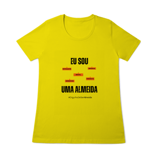 Nome do produto Baby Long Feminina Eu Sou Uma Almeida – Nome Que Representa (Quality Adulto)