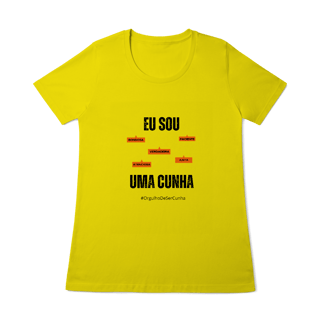 Nome do produto Baby Long Feminina Eu Sou Uma Cunha – Nome Que Representa (Quality Adulto)
