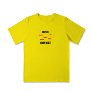 Nome do produto Camiseta Infantil Feminina Eu Sou Uma Brito – Nome Que Representa (Quality Infantil - 2 a 8 anos)
