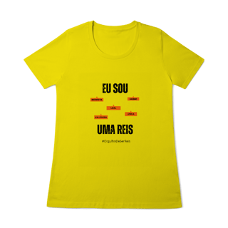 Nome do produto Baby Long Feminina Eu Sou Uma Reis – Nome Que Representa (Quality Adulto)