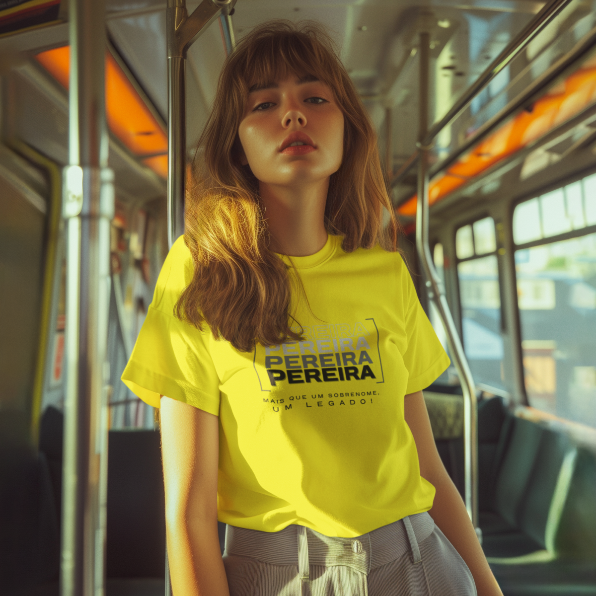 Camiseta Unissex Infanto-Juvenil “Pereira, Mais que um Sobrenome, um Legado!” – Vista o Legado (Malha Quality)