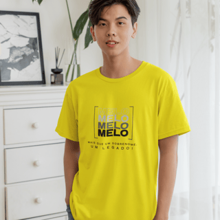 Nome do produto Camiseta Unissex Infanto-Juvenil “Melo, Mais que um Sobrenome, um Legado!” – Vista o Legado (Malha Quality)