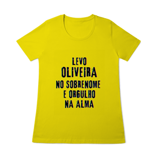 Nome do produto Baby Long Oliveira no Nome, Orgulho na Alma (Malha Quality)