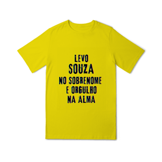 Nome do produto Camiseta Unissex Infanto-Juvenil Souza no Nome, Orgulho na Alma (Malha Quality)