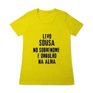 Nome do produto Baby Long Sousa no Nome, Orgulho na Alma (Malha Quality)