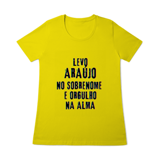 Nome do produto Baby Long Araújo no Nome, Orgulho na Alma (Malha Quality)